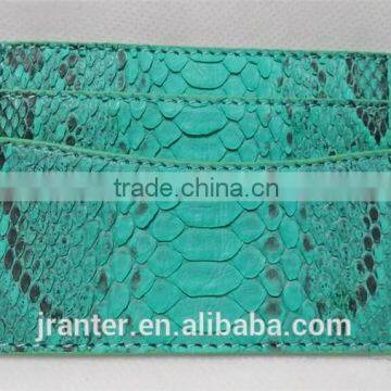 Genuine Python Leather Credit Card Holder/ID Card Holder for Promotion photo-5