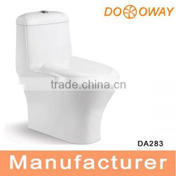 Sanitary ware Ceramics Siphonic one piece toilet manufacturers DA283