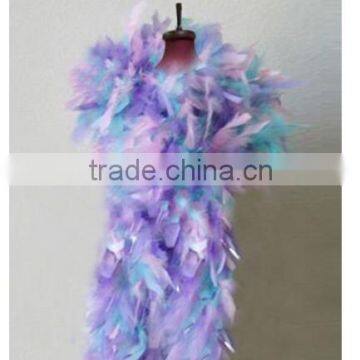 Deluxe Costume Accessory Feather Boa -3 tone