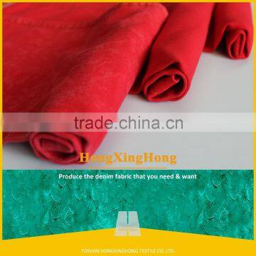 china suppliers yarn dyed red color dress fabric