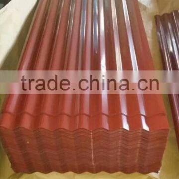 corrugated color coated roofing steel sheet