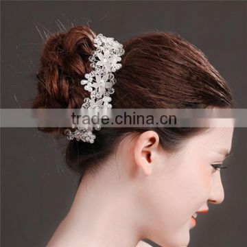 MYLOVE Rhinestone Flowers Bridal Headband Wedding Hair Accessories MLF095