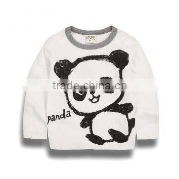 100% Organic Cotton Kids Long Sleeve Tshirt Wholesale Custom t Shirt for Children Long t Shirt Loose photo-3