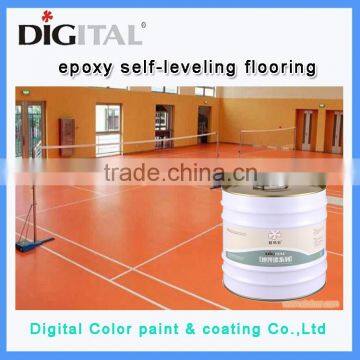 Waterbrone weathering resistant matt epoxy floor coating