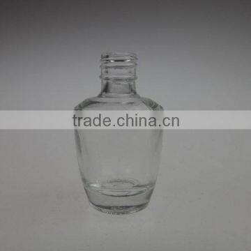 15ml transparent glass nail polish bottle