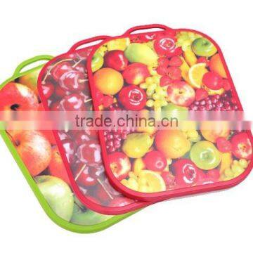 Summer pattern chopping board,Bamboo chopping board