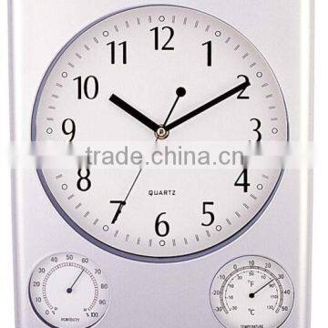 Wall Clock With Weather Station