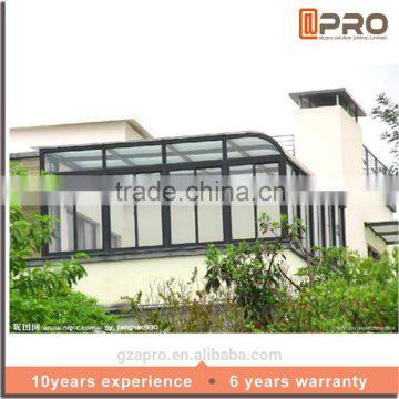Customized Aluminum Commercial Sunroom Glass House Prefabricated Glass House photo-2