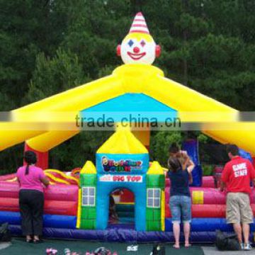 clown theme inflatable fun city / inflatable playgrounds joker / inflatable fairground / kids inflatable amusement park