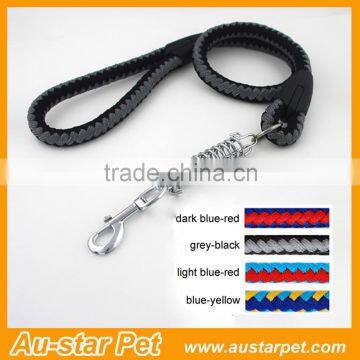 120cm Hotsales OEM Customized Pet Braided Dog Leash Rope With Spring photo-3