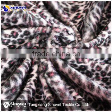 Wholesale 100%Poly Animal Printing Velvet Fabric for Carpet/Sofa