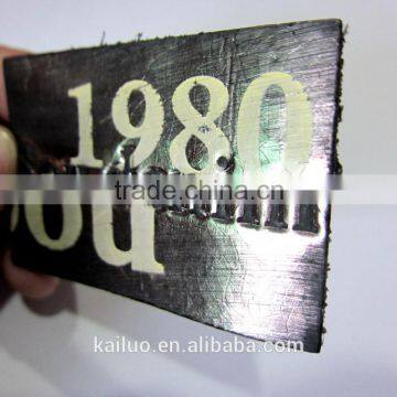 Embossed Logo Leather Label for Jeans photo-6