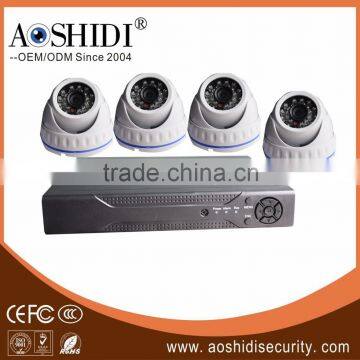 4CH Remote View P2P mobile security system cctv camera with dvr