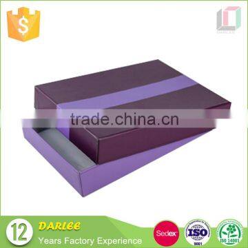 custom logo printing cardboard garment packaging box for clothes