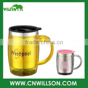 450ml double wall coffee mug, colour change mug