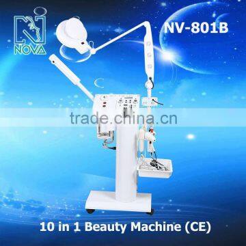 NV-801B 10 In1 Multifunctional Beauty Equipment Multifunction Ultrasonic Eye Line Removal Vacuum Device 19 In 1 For Salon Use No Pain