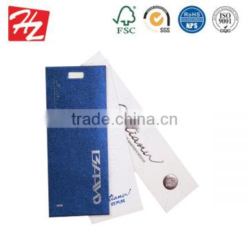 New design clothing paper hang tag in China