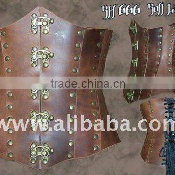 HANDMADE LEATHER UNDERBUST CORSET