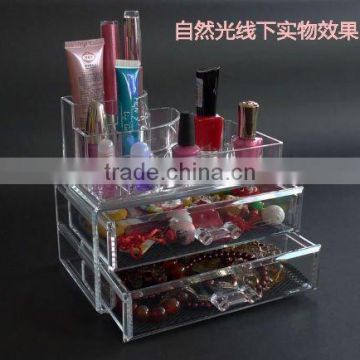 Clear Acrylic 4-Drawer Cosmetic Box,acrylic Cosmetic Organizer