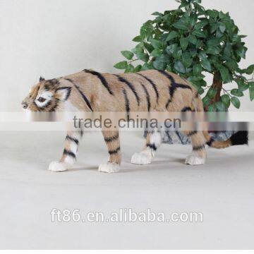 plush zoo animal toy tiger taxidermy realistic wildlife furry animals