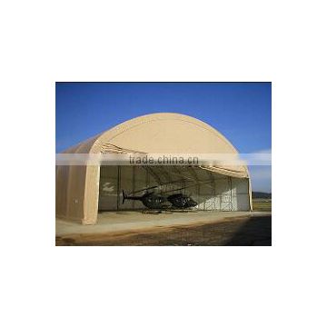 Double Turss Frame PVC waterproof fabric Airplane Hangar Military Dome-Touring