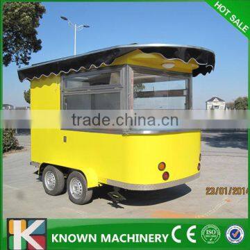 popular economical china mobile food cart/food fruit vending carts