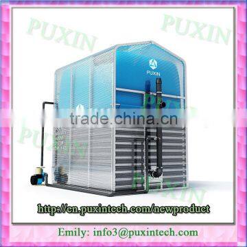 newest PUXIN small pvc poultry manure removal system