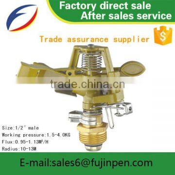 Irrigation equipment sprinklers 1/2'' Male 2.0MM Nozzle Irrigation micro water Impulse Sprinkler made in China