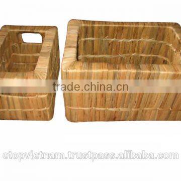 Basket and Box - From Water-hyacinth Material (skype : July.etop)