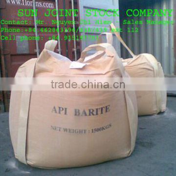 Supplier 90% min whiteness 200 mesh barite powder