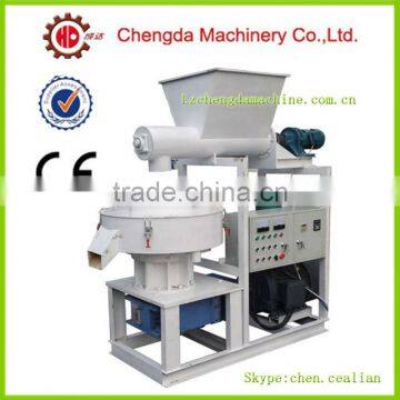 55kw 1 ton output vertical ring die cotton stalk pellet mill coconut shell, peanut shell pellet machine