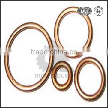 Manufacturer standard copper ring gasket in Dalian