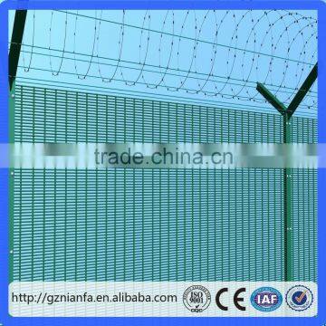 Anti Climb PVC 358 security wire mesh fence/galvanized 358 security wire mesh fence(17 years Factory)