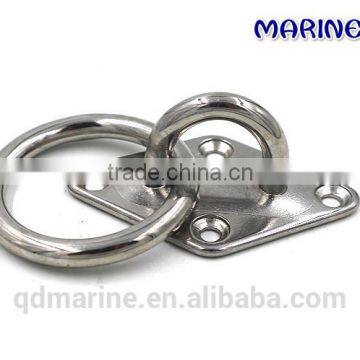 Stainless Steel Anchor Pad Eye Ring Plate For Boat