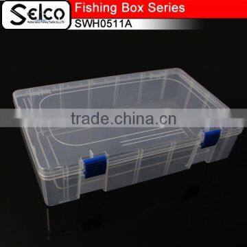 SWH0511A Transparent plastic fishing tackle box