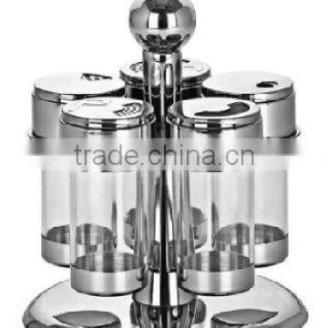 18-10 stainless steel Multi spice jar set 5-pcs