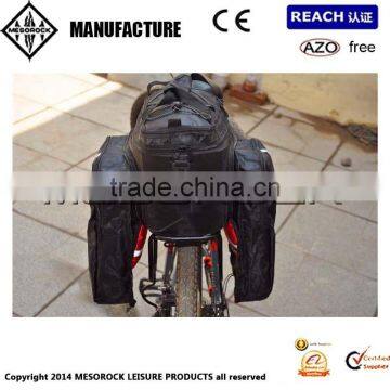 Extensible Bike Cycling Rear Seat Carrier Bag Pannier Quick Release photo-5