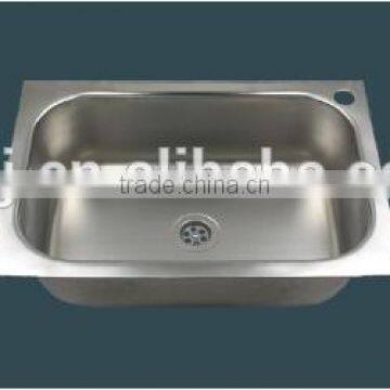 JZ-101 Small square single bowl stainless steel kitchen sink