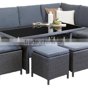 Outdoor furniture rattan sofa set