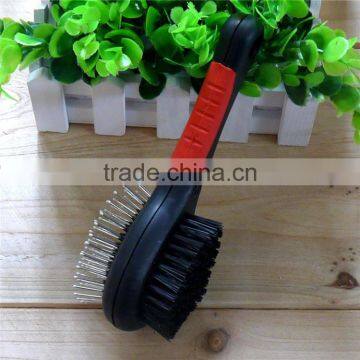 Wholesale 2 sided pet brush plastic pet slicker brush