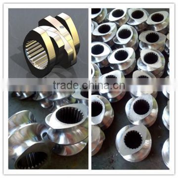 complete screw shaft and screw element for extruder