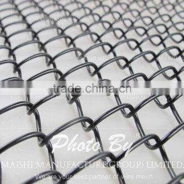 Dark Green chain-link fencing