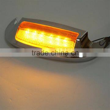 Chrome Front LED Fender Tip Light For Electra Glide Ultra Limited FLTRU photo-3