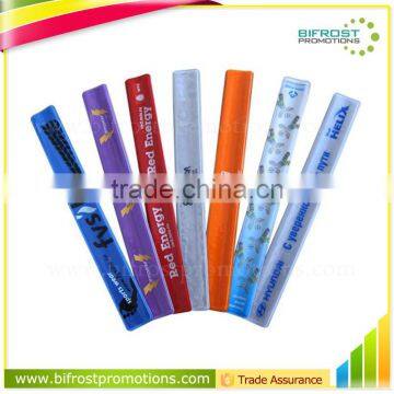 Sports PVC Reflective Slap Wrap Fancy Sports Custom Wrist Band