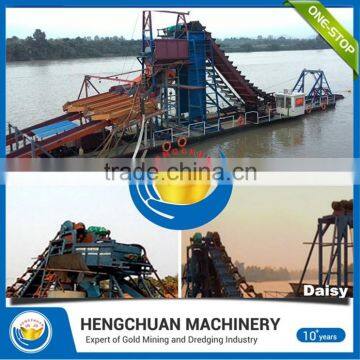 Hot Selling Gold Mining Machine Bucket Chain Gold Dredge For Sale photo-4