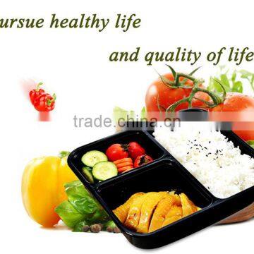 Wow Unbelievable 3 Compartment Food Grade Plastic Home Containers for Food Storage photo-4