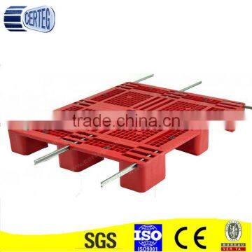 1200*1000mm Double deck pallet steel reinforced plastic pallet