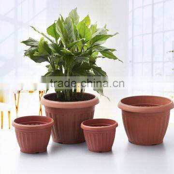 terracotta round plastic pots for nursery plants