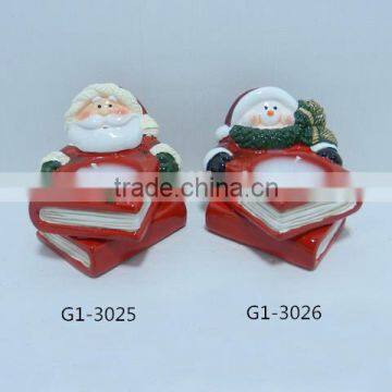 Christmas items glass candle holder for sale