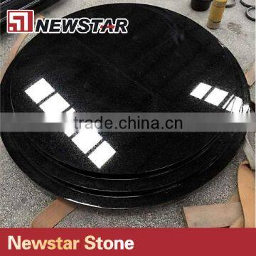 Newstar black galaxy gravestone with pillar